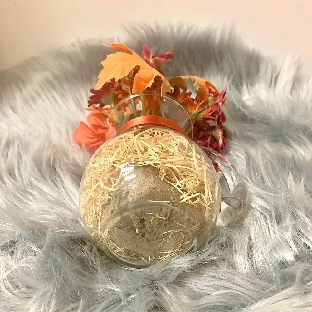 Small Autumn Floral Tabletop Vase